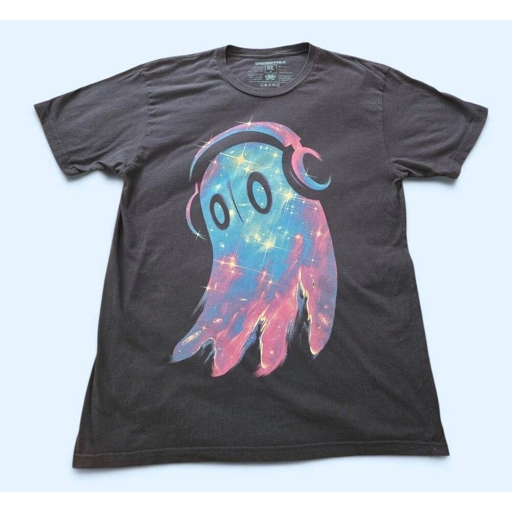 Undertale Space Junk Nabstablook Graphic T‑Shirt Unisex XL Navy Blue
